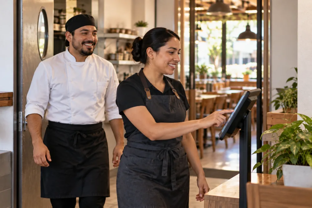 Equipo de un restaurante